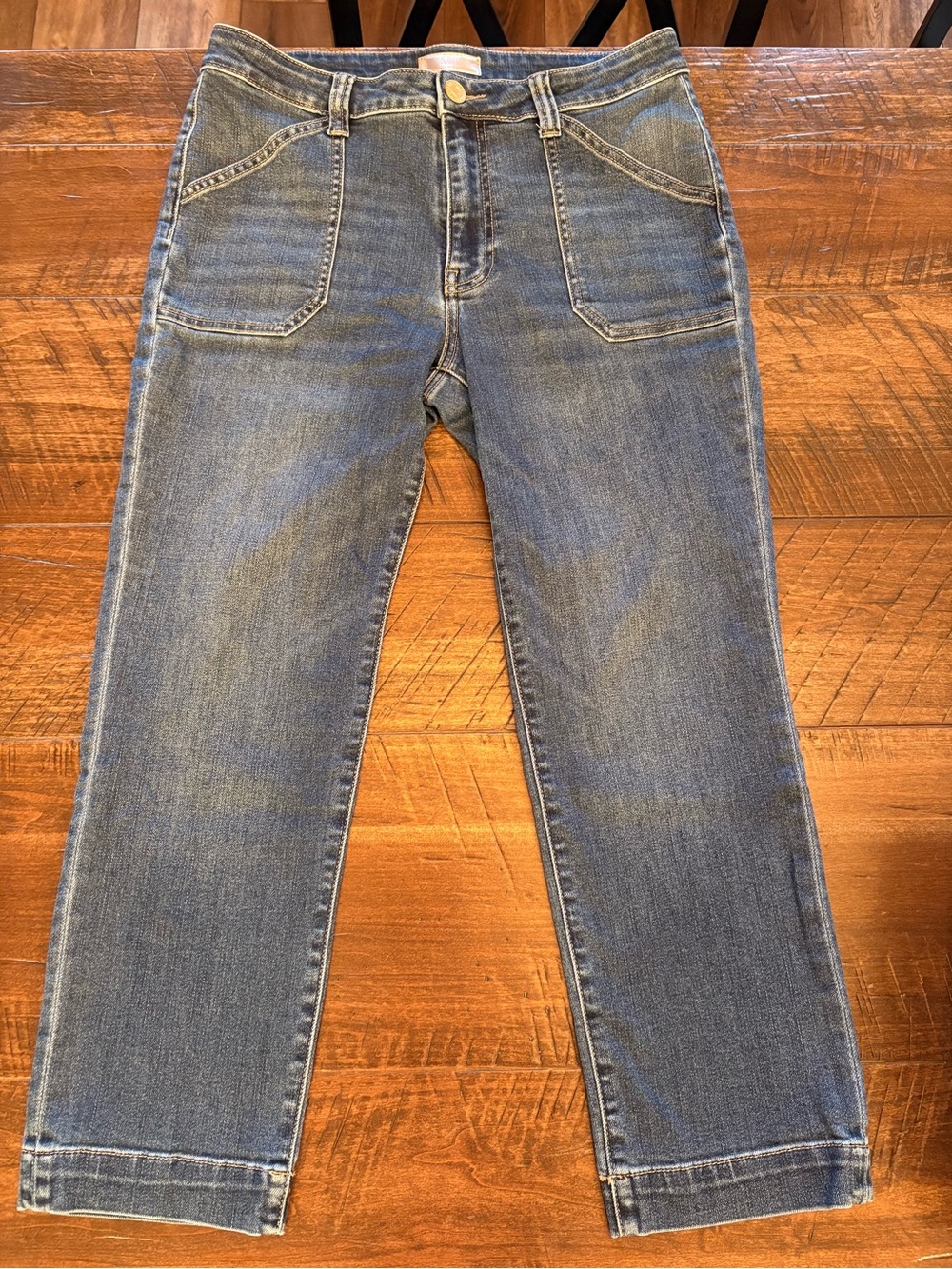 Kut from the Kloth Women's Straight Leg Jeans - Medium Blue Denim